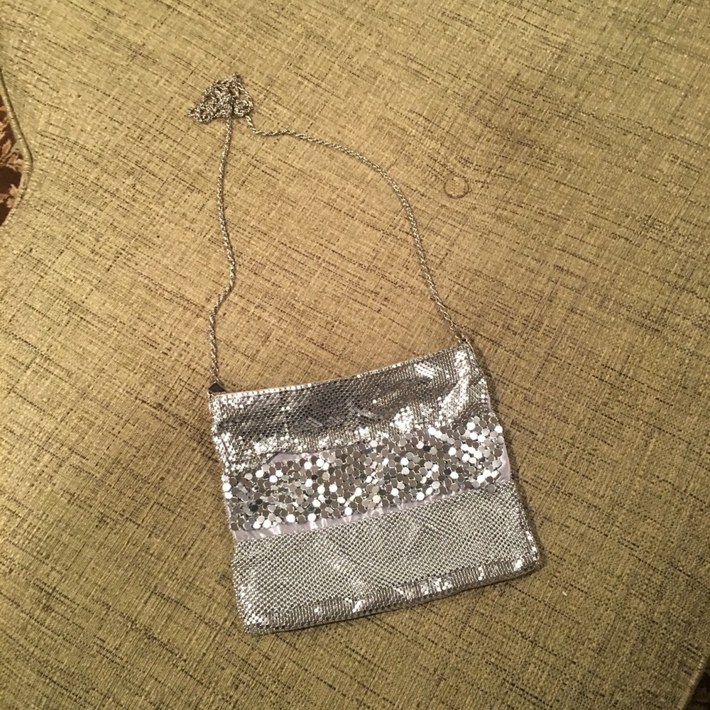 Le Regale Silver Evening Bag